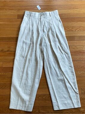 Banana Republic Wide-Leg Linen Blend Trousers